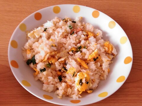 明太子と卵とネギの焼き飯